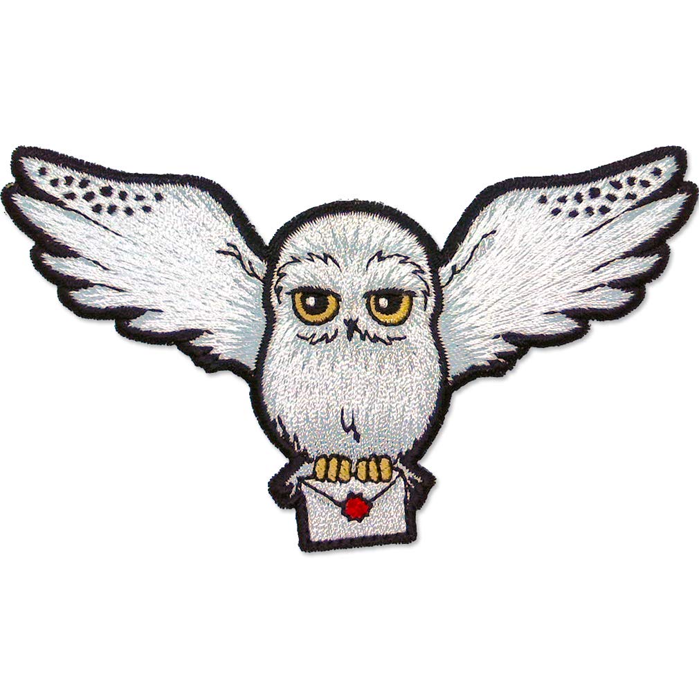 Ata-Boy Harry Potter Patch Hedwig Iron On Patches - Harry Potter Gifts & Merchandise